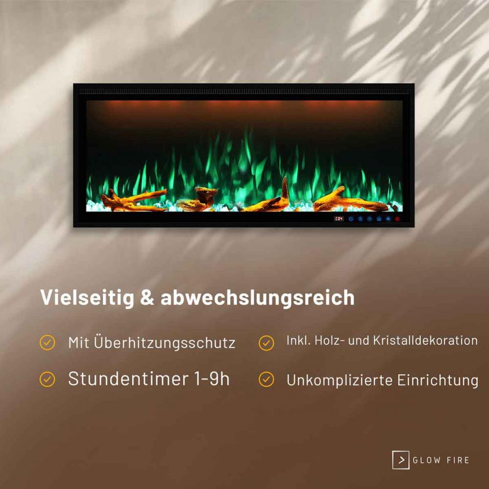 Glow Fire Elektro-Wandkamin Smart Wall 42